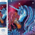 Load image into Gallery viewer, Diamond Dotz® Crystal Garden Unicorn Diamond Painting Kit – 42cm x 52cm

