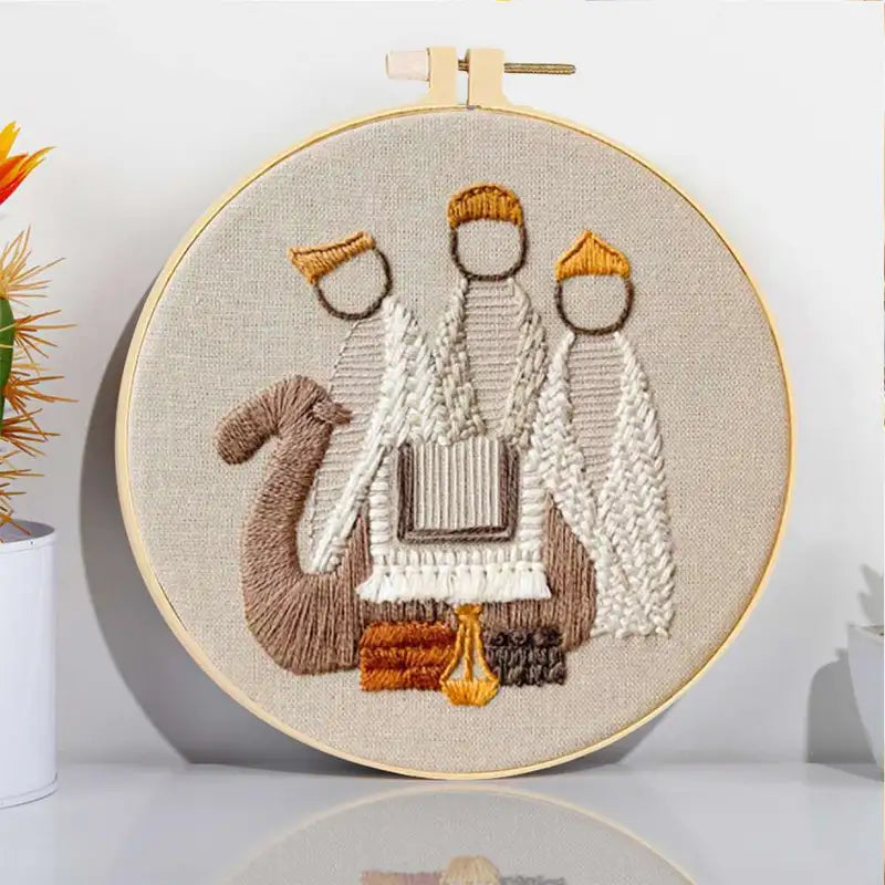 Stamped Embroidery - The Christmas Story (set of 4)