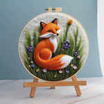 将图片加载到图库查看器，Needle Painting - Fox in my Flowers
