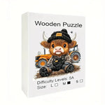 Load image into Gallery viewer, Wooden Puzzle - Muddy Boots &amp; Big Wheels
