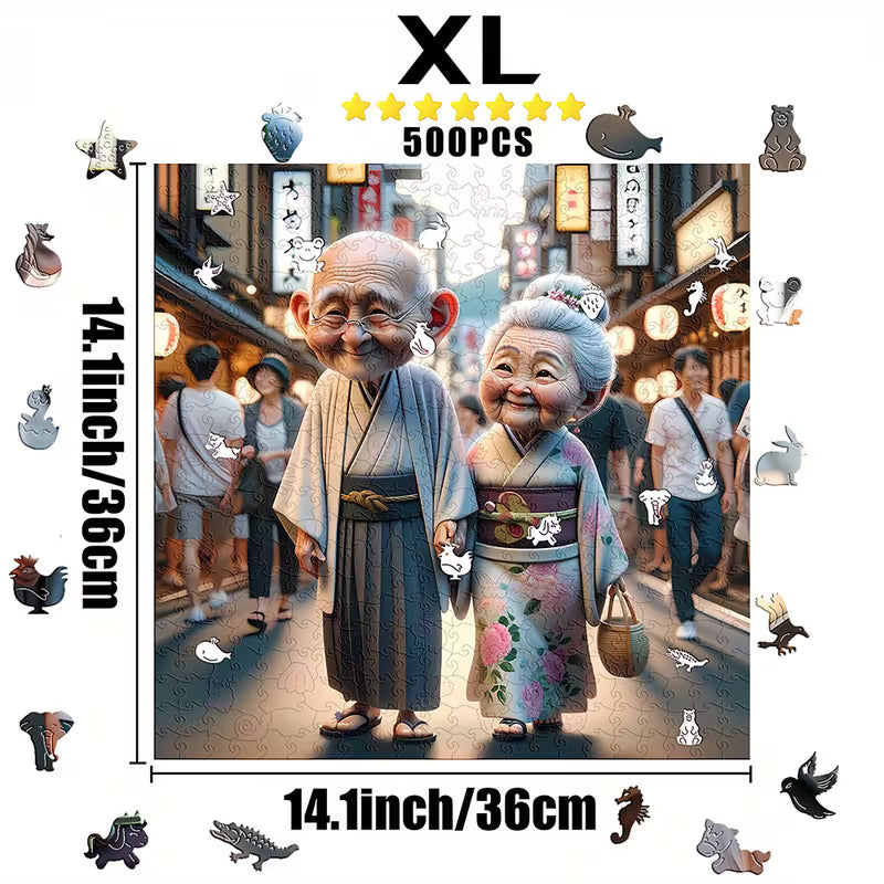 Wooden Puzzle - Two Souls, One Journey