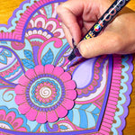 Load image into Gallery viewer, Brush Tip Acrylic Paint Pens - Twilight Tones (6)
