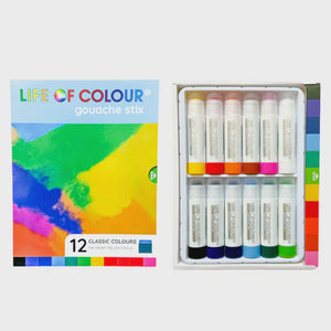 Gouache Paint Stix - Classic (12)