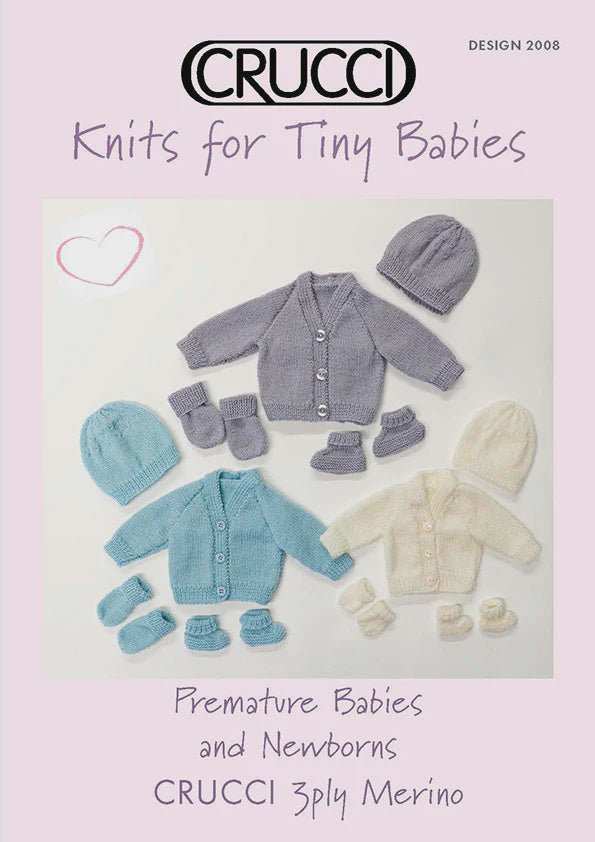 Knitting Pattern - 2008 Tiny Baby Knits