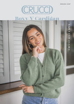 Load image into Gallery viewer, Knitting Pattern - 2307 Box V Cardigan 8Ply
