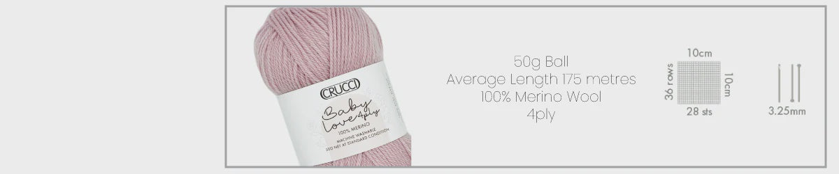 Crucci Baby Love 4ply Merino