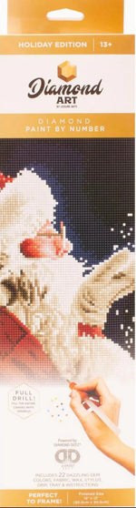 将图片加载到图库查看器，Diamond Art® Holiday Santa Diamond Painting Kit – 30cm x 30cm
