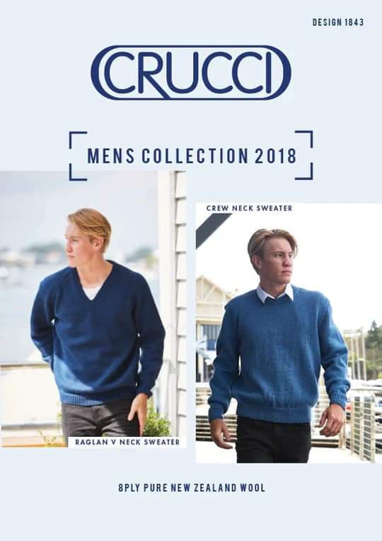 Knitting Pattern -1843 Men's Collection 8y