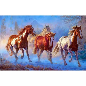 Paint by Number - Galloping Horses no