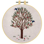 Load image into Gallery viewer, Make It - Stamped Embroidery Kit- Bird in a Tree
