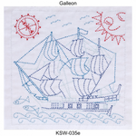 Load image into Gallery viewer, Sashiko World - Spain Galleon
