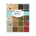 Load image into Gallery viewer, Old World Yuletide Charm Pack 5” Squares – Moda Fabric by Fancy That Design House
