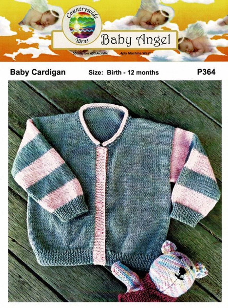 P364 - Children's Cardigan 4ply