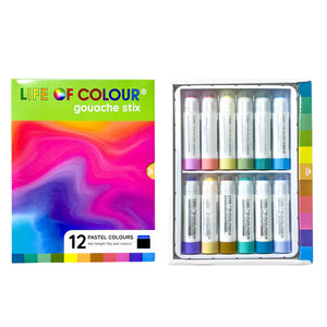 Gouache Paint Stix - Pastel (12)