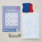 Load image into Gallery viewer, Sashiko World - France - Hand Sewing Dishcloth Kit
