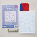 Load image into Gallery viewer, Sashiko World - France - Hand Sewing Dishcloth Kit
