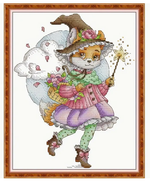 Load image into Gallery viewer, Stamped Cross Stitch Kit - Starry Spellweaver 14CT
