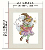 Load image into Gallery viewer, Stamped Cross Stitch Kit - Starry Spellweaver 14CT
