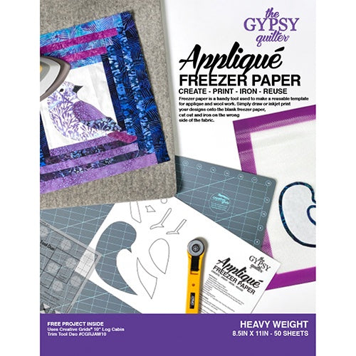 The Gypsy Quilter Freezer Paper 81/2 inch x 11inch (10pkt)