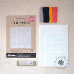 Load image into Gallery viewer, Sashiko World - America - Hand Sewing Dishcloth Kit
