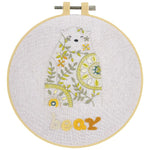 Load image into Gallery viewer, Make It - Stamped Embroidery Kit- Floral Bear

