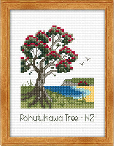 Counted Cross Stitch - Pohutukawa Tree