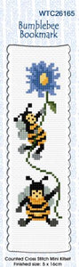 NZ Cross Stitch Bookmark - Bumblebee