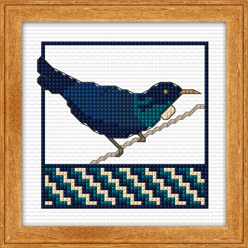 Counted Cross Stitch - NZ Birds Tui