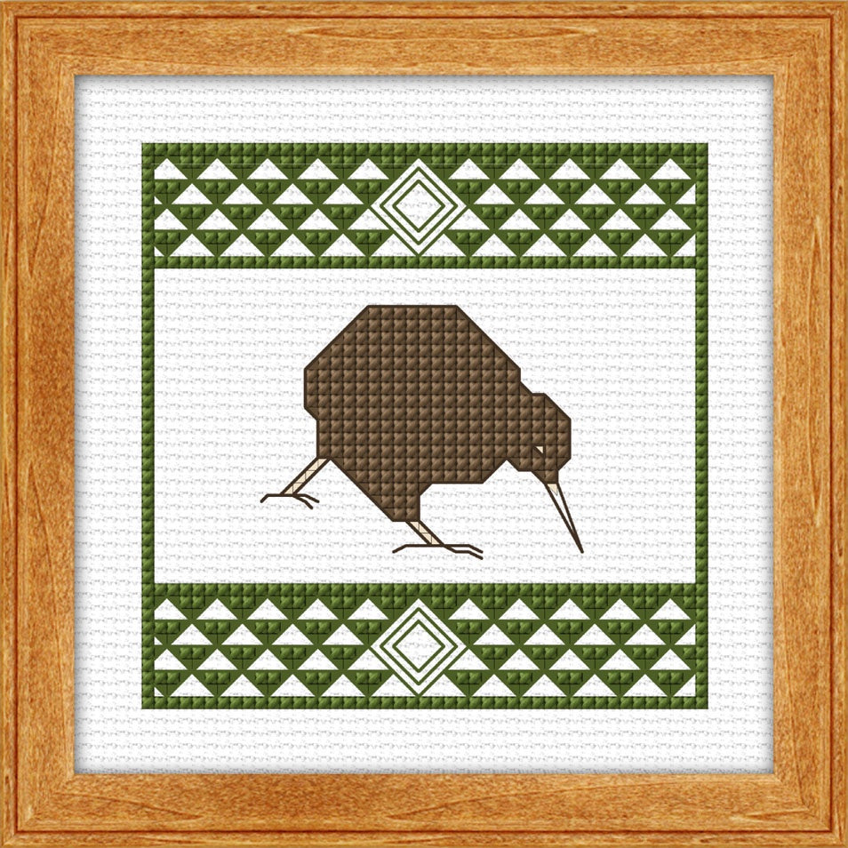 Counted Cross Stitch - NZ Birds  Kiwi
