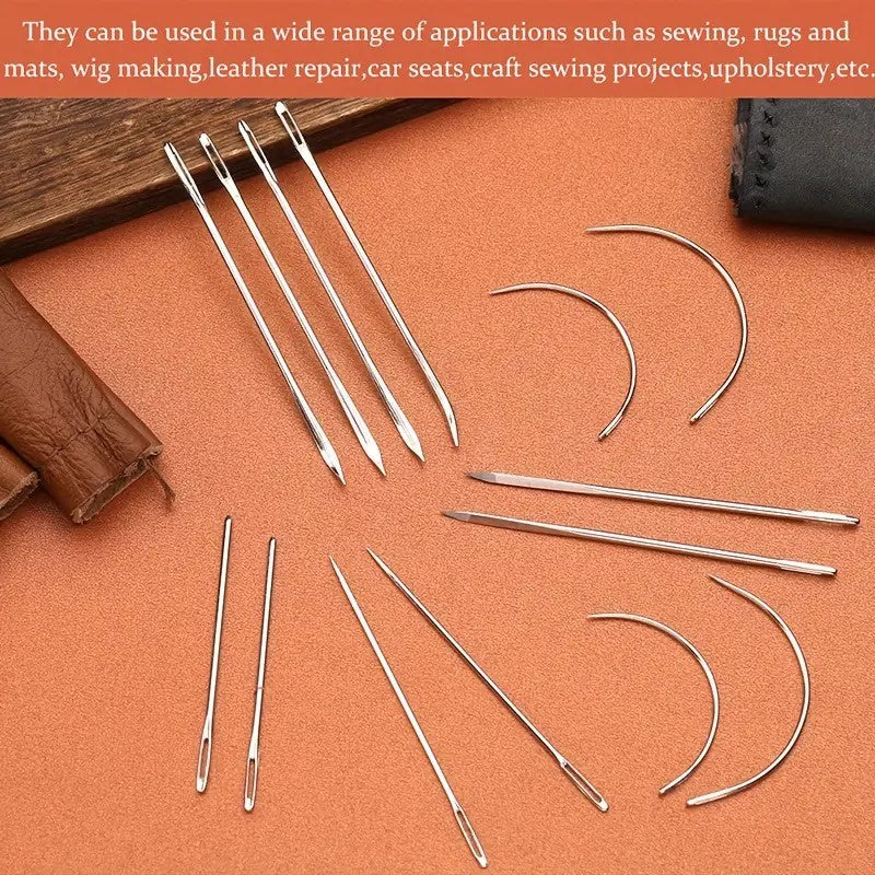 Hand Sewing Heavy Duty Kit  -15 Pcs