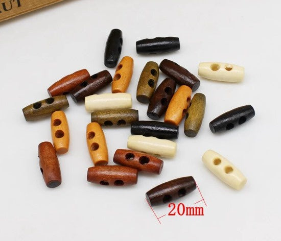 Wooden Toggle 20mm