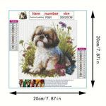 Load image into Gallery viewer, Shih Tzu Diamond Art 20cm x 20cm
