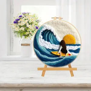 Needle Painting -  Surfing