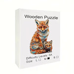 Load image into Gallery viewer, Wooden Puzzle - Fox
