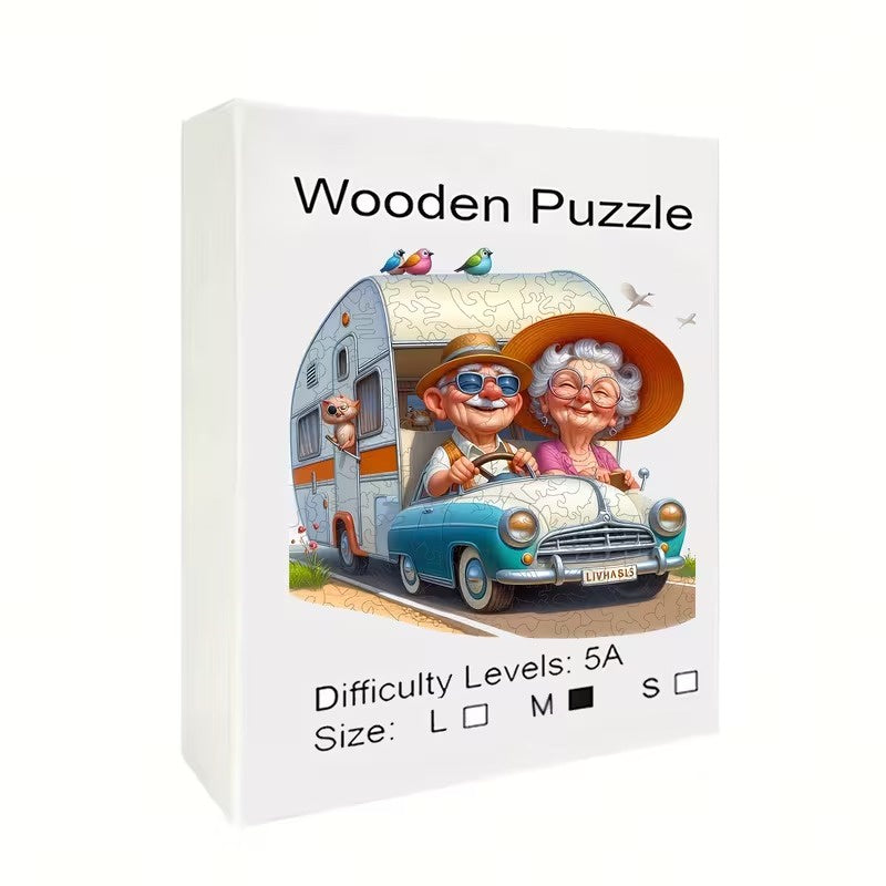 Wooden Puzzle - Happy Campers