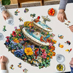 Load image into Gallery viewer, Wooden Puzzle - Fountain of Flowers
