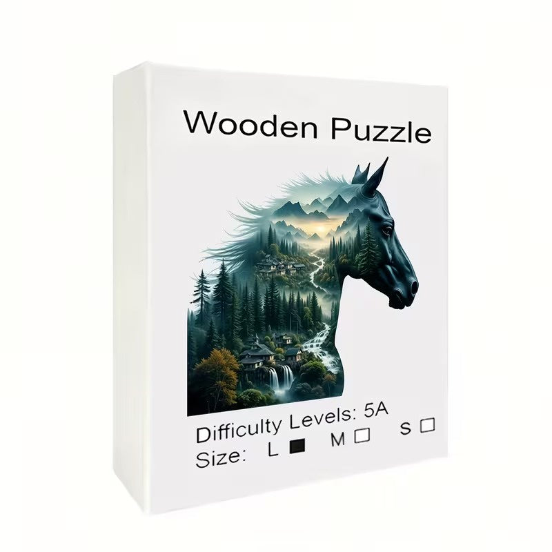 Wooden Puzzle - Gallop Through Horizons