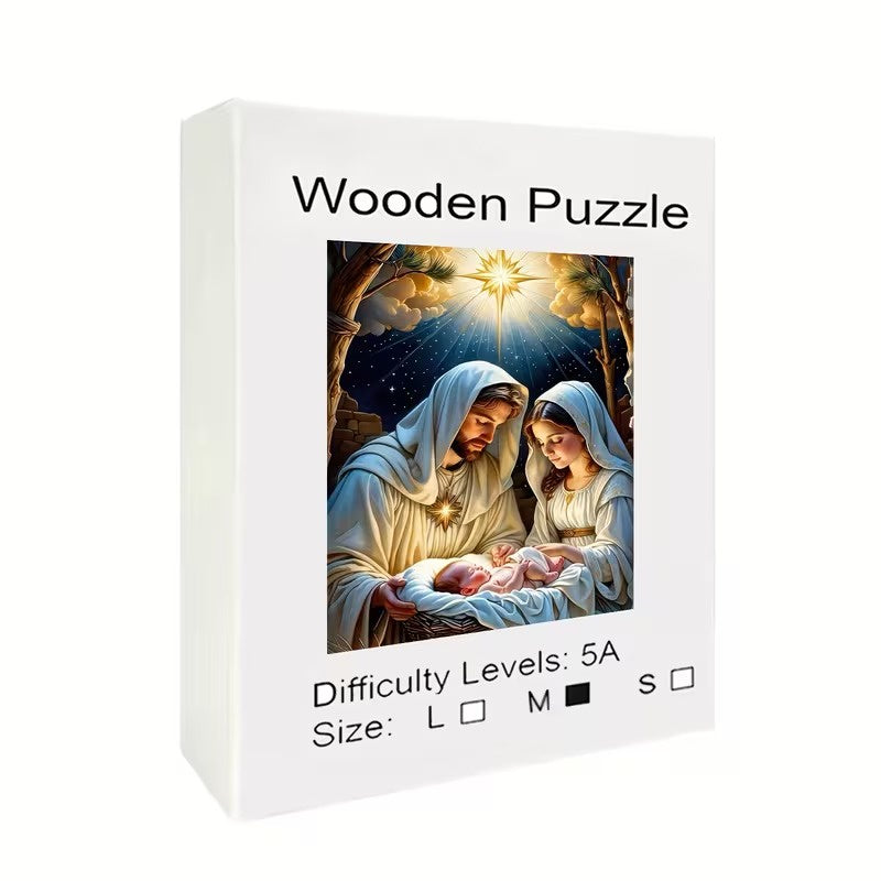 Wooden Puzzle - A Child is Born