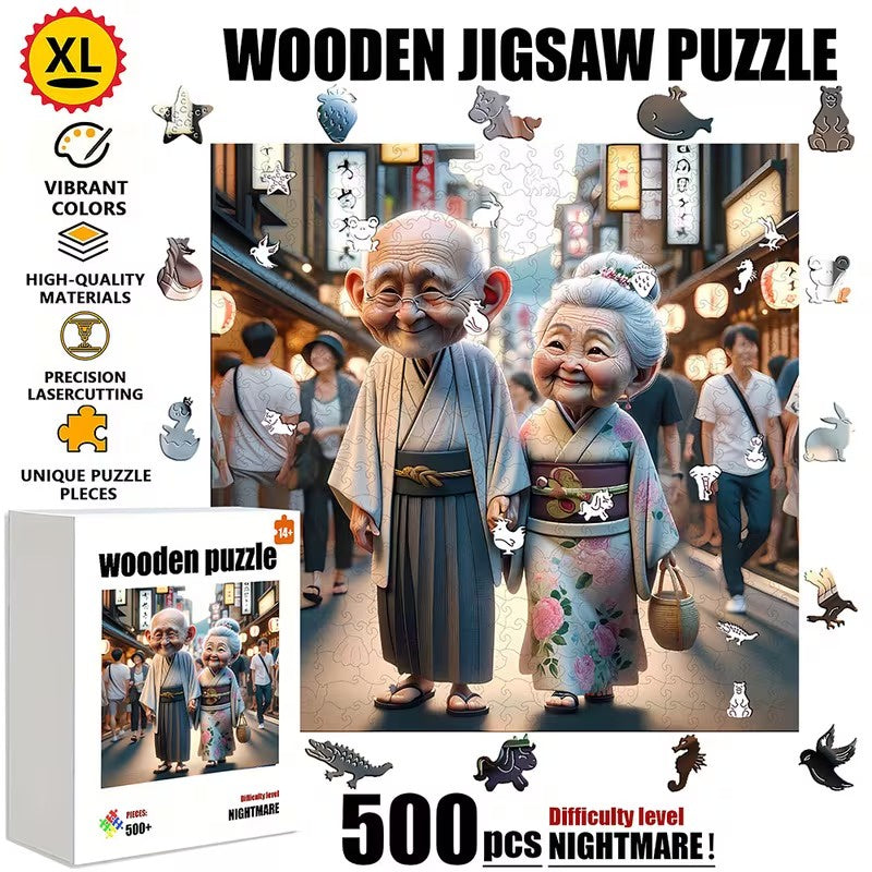 Wooden Puzzle - Two Souls, One Journey
