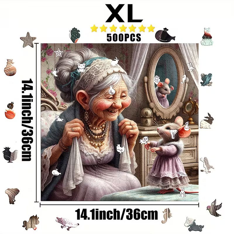 Wooden Puzzle - Whispers of Friendship