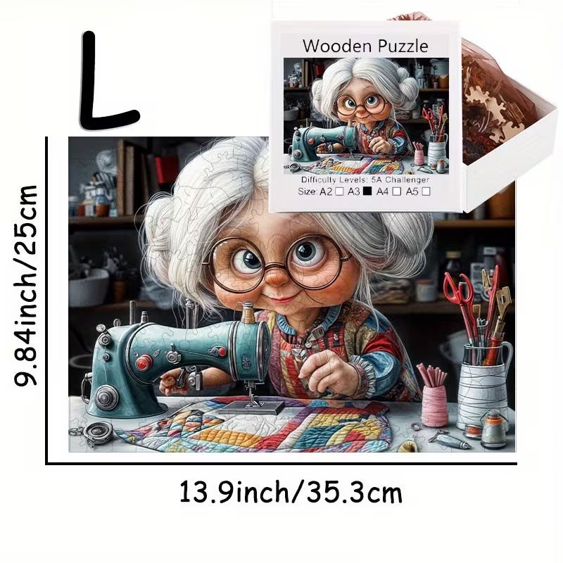 Wooden Puzzle - Threads of Time