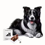 Load image into Gallery viewer, Wooden Puzzle - Border Collie
