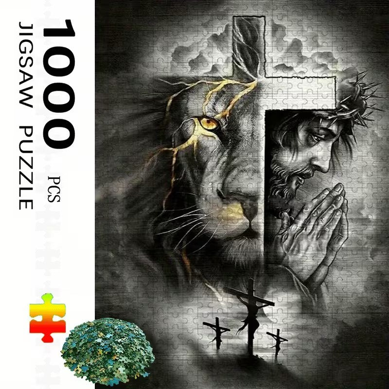 Puzzle - Christ Lion of Judah & Lamb of God