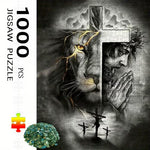 Load image into Gallery viewer, Puzzle - Christ Lion of Judah &amp; Lamb of God
