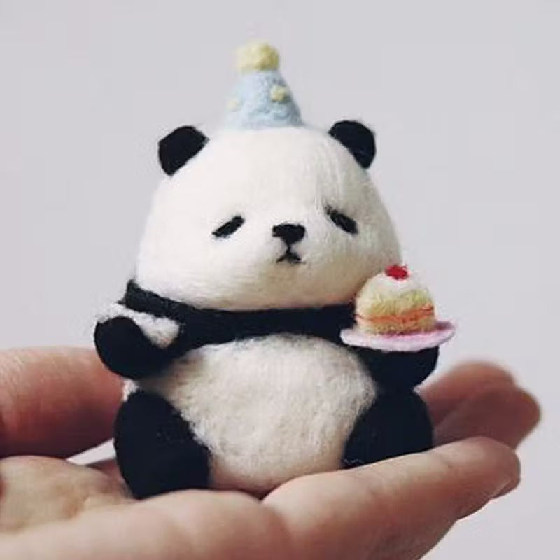 Needle Felting - Birthday Panda
