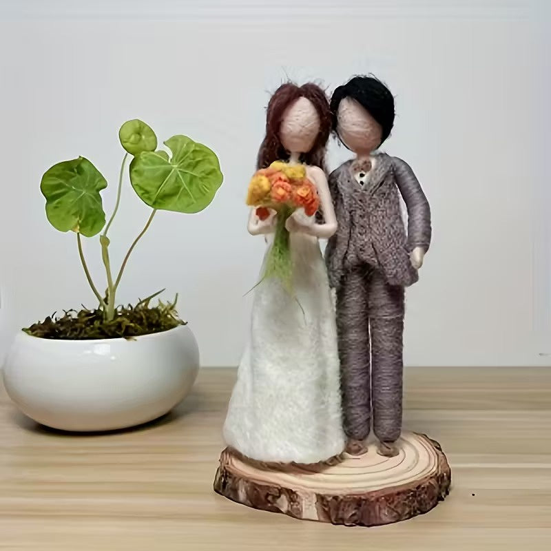 Needle Felting - Bride & Groom