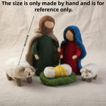 将图片加载到图库查看器，Needle Felting - Nativity Scene

