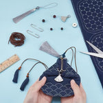 Load image into Gallery viewer, Sashiko Coin Purse Kit
