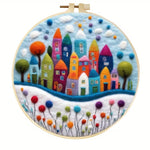 Load image into Gallery viewer, Needle Painting - Houses
