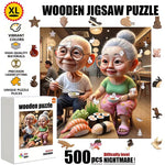 将图片加载到图库查看器，Wooden Puzzle - Sushi Time
